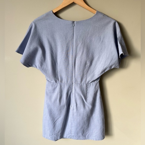 L'atiste Cut Out Mini Dress in Light Blue Size Large - Picture 3 of 5